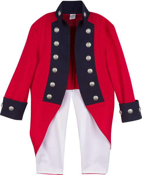 British Red Coat Uniform Adult American Revolution