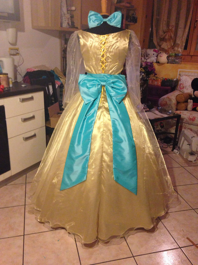 Anastasia movie cartoon yellow dress Cosplayrr Anastasia movie cartoon yellow dress Cosplayrr