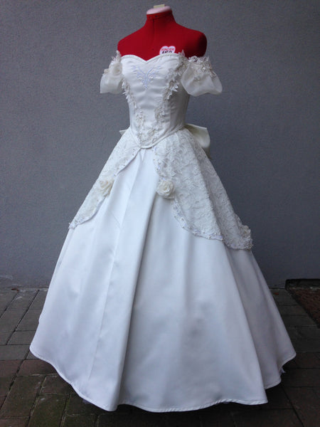Once Upon a Time OUAT wedding dress costume Anna Frozen