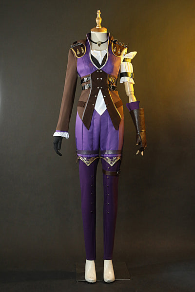 LOL Caitlyn Cosplay Shoes Outfit Arcane Caitlyn Cosplay Costume