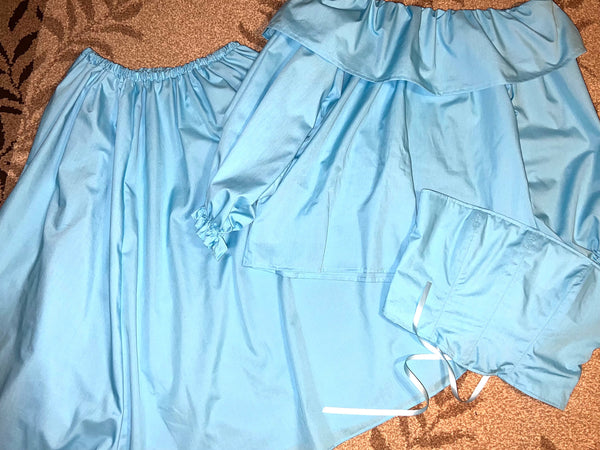 3 pc Blouse Skirt Corset for Teens Adults Ariel Little Mermaid 2023 Cosplay Costume