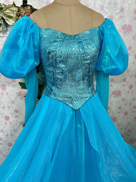 Ariel teal dress