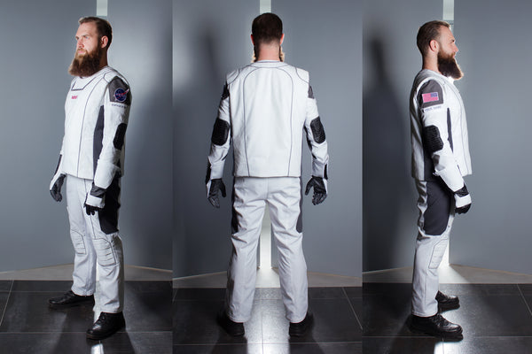 Men uniform overalls Space X inspired Halloween costume Astronaut inspired cosplay costume