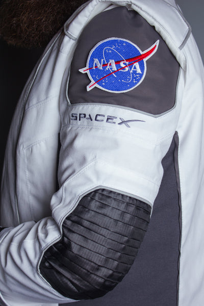 Men uniform overalls Space X inspired Halloween costume Astronaut inspired cosplay costume