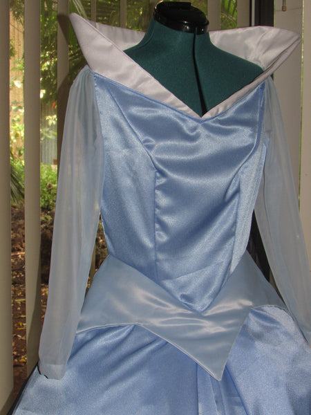 Costume Gown Dress for Teens Adults Classic Aurora Sleeping Beauty Princess