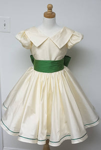 Girls Victorian Dress Weddings Ballet Nutcracker Many COLORS Available AvaLori Princess Flower Girl Dress Puff Sleeves Sash