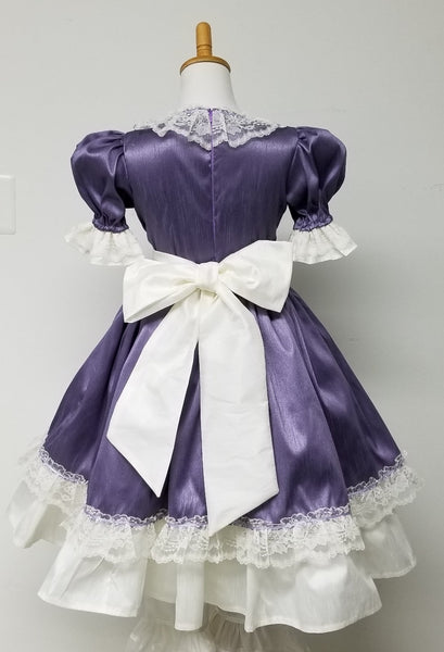 Girls Victorian Dress Ballet Recitals Birthday Party Many COLORS Available AvaLynn Princess Girl Dress Ruffles Puff Sleeves Ribbon