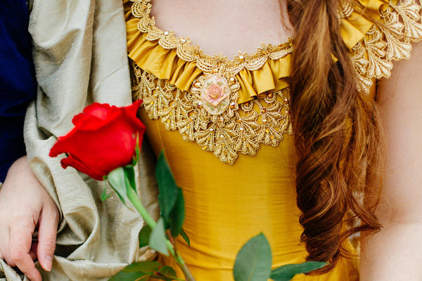 Belle Dress Corset Faitytale Gown Wedding Belle Gown Custom Petite to Plus Beauty and the Beast Wedding Dress Couture