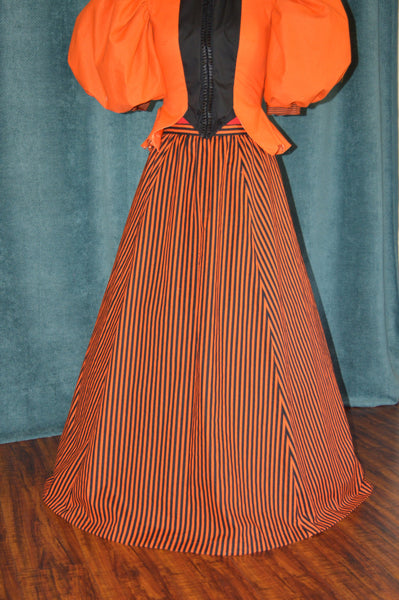 Belle Epoque era theatre historical movie costume ready to ship Victorian skirt