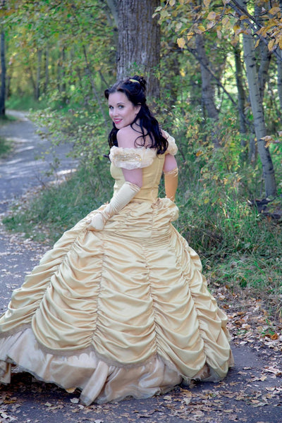 Beauty and the Beast dress-Belle Gown Custom made