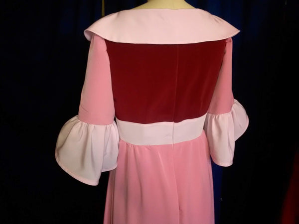 Christmas dress Belle's pink