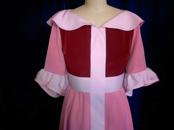 Christmas dress Belle's pink