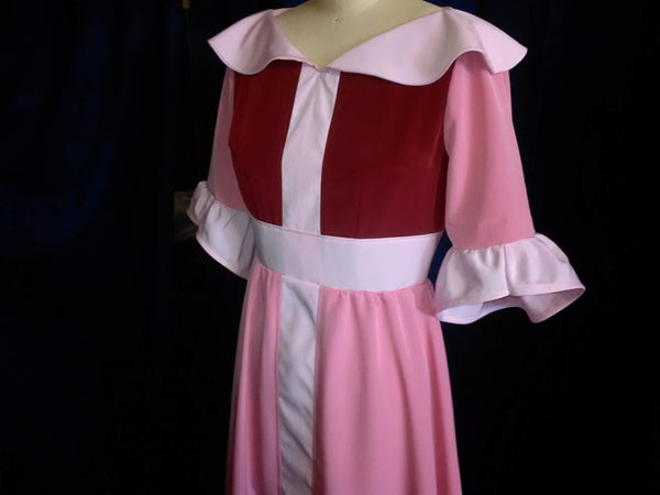 Christmas dress Belle's pink