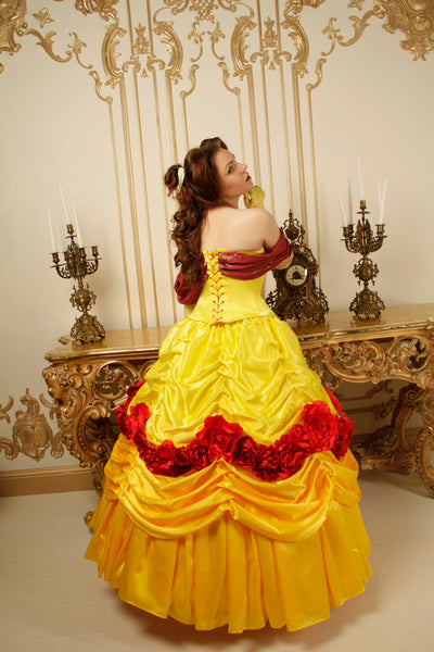 Adult Belle cosplay costume princess dress Belle Belle cosplay Belle Dress Costume