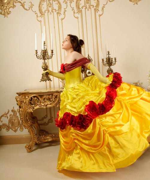 Adult Belle cosplay costume princess dress Belle Belle cosplay Belle Dress Costume