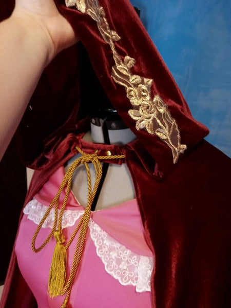 Beauty and the Beast Belle pink Dress Costume cosplay