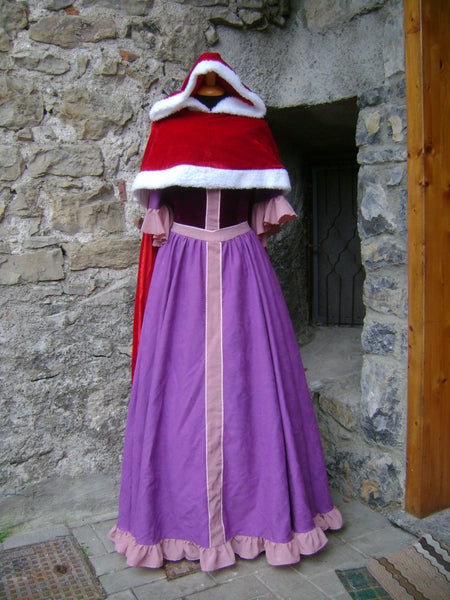 Beauty and the beast Belle pink dress
