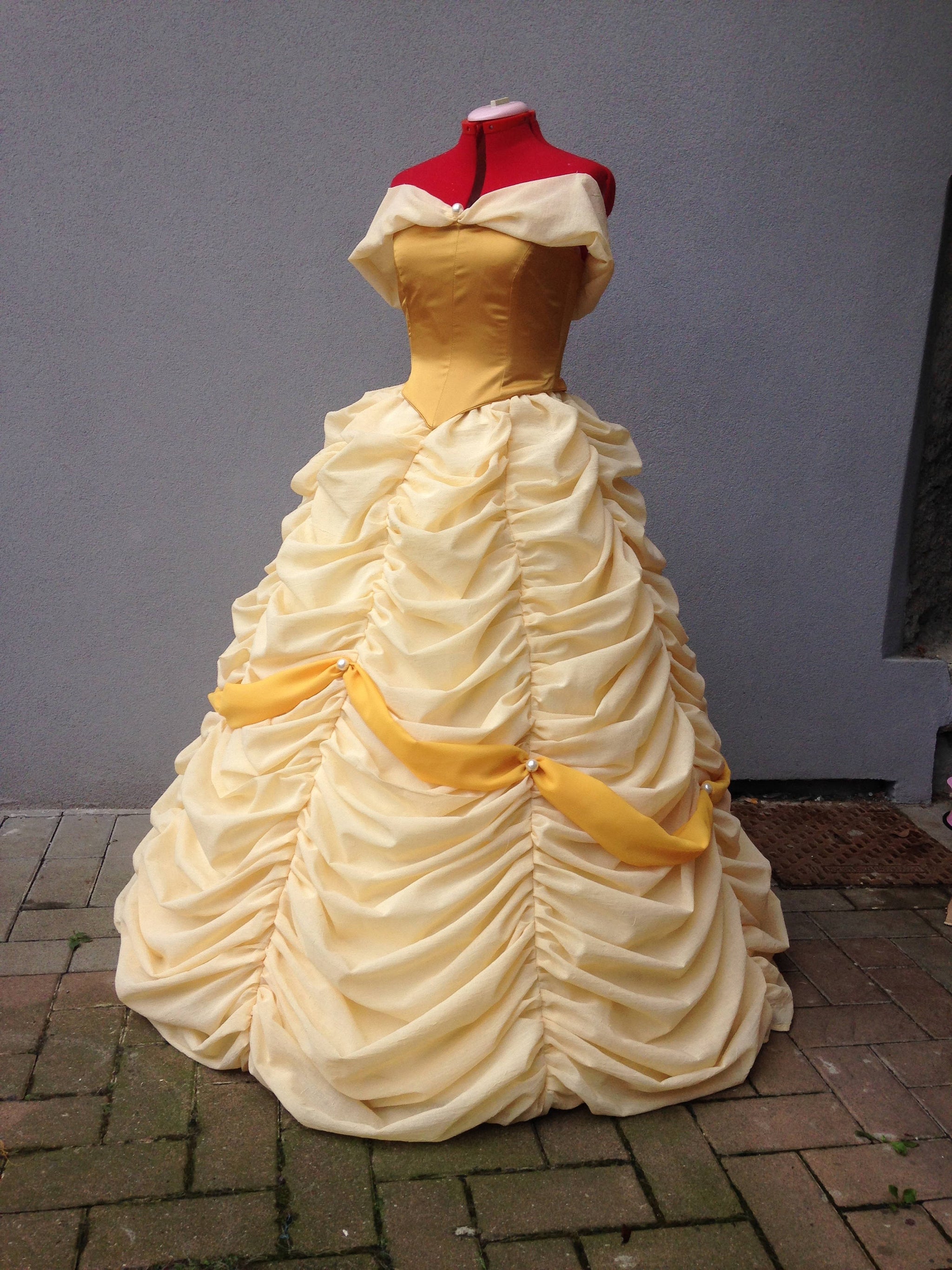 Beauty and the Beast costume Belle yellow dress – Cosplayrr