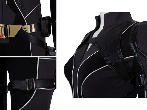 Costume Cosplay Black Outfit Halloween Black Widow Avengers 4 Endgame Uniform Natasha Romanoff