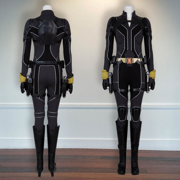 Costume Cosplay Black Outfit Halloween Black Widow Avengers 4 Endgame Uniform Natasha Romanoff
