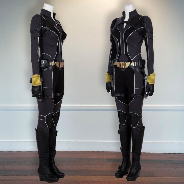 Costume Cosplay Black Outfit Halloween Black Widow Avengers 4 Endgame Uniform Natasha Romanoff