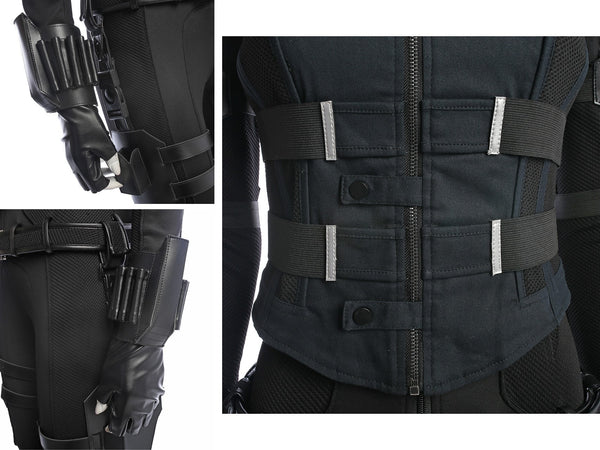Outfit Black Uniform Natasha Romanoff Halloween Outfit Black Widow Avengers 3 Infinity War Costume Cosplay