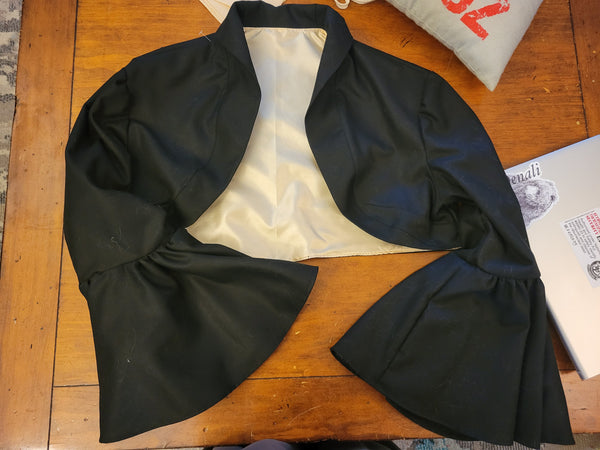 Sleeve coats Bolero Flounce