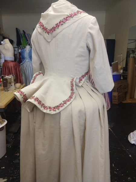 Bree Outlander wedding dress 18th century