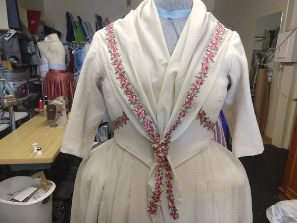 Bree Outlander wedding dress 18th century