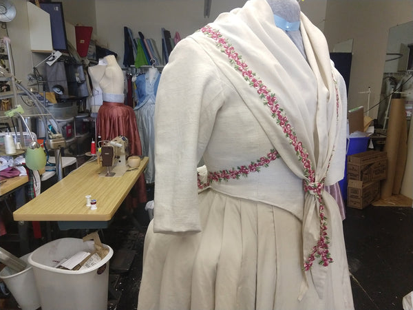 Bree Outlander wedding dress 18th century