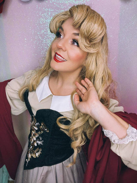 Adult Aurora princess adult cosplay Briar Rose costume