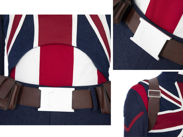 Peggy Carter Cosplay Uniform Captain America Halloween Outfit Captain Carter What If Animation Costume Cosplay