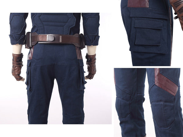 Outfit The Avengers 3 Infinity War Halloween Outfit Captain America Steve Rogers Uniform Costume Cosplay