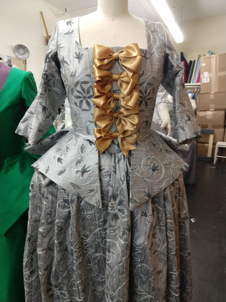 18th century Caraco jacket and skirt