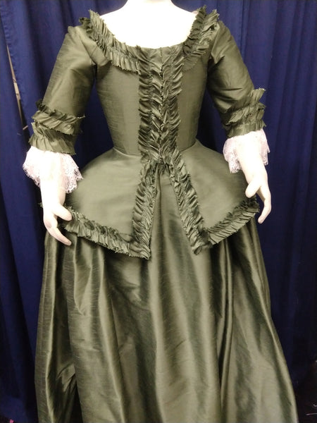 18th century Caraco jacket and skirt