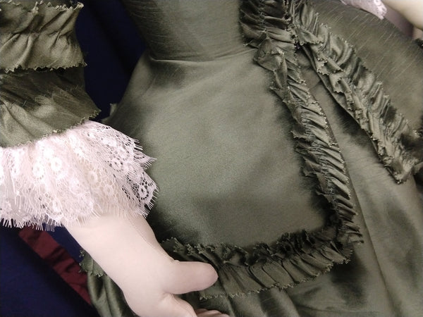 18th century Caraco jacket and skirt