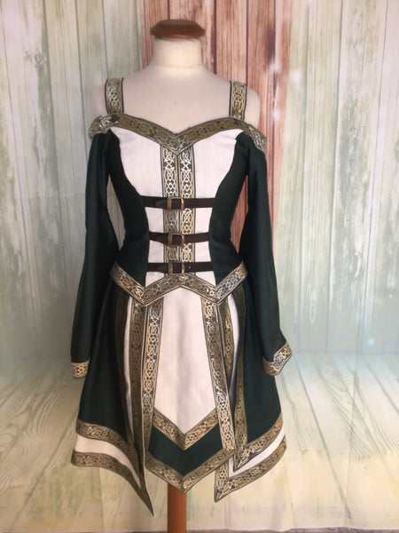 Celtic dress for fantasy larp