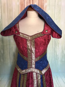 Celtic dress for fantasy larp