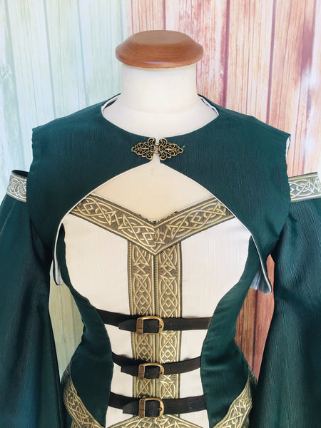 Celtic dress for fantasy larp