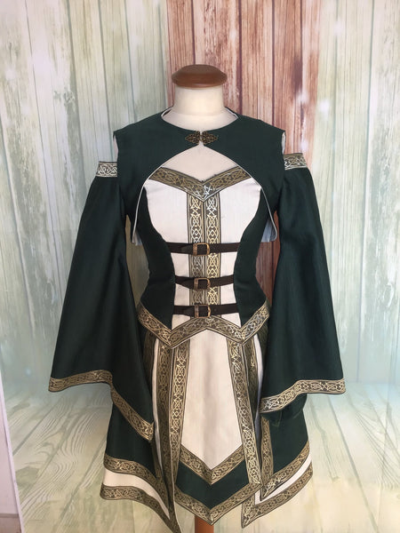 Celtic dress for fantasy larp