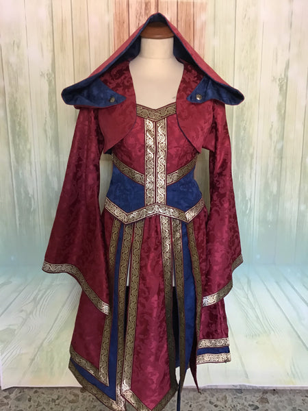 Celtic dress for fantasy larp