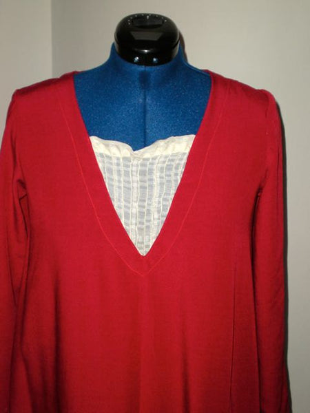 Carnival Wool parade contest costume medieval Woman M Free shipping US Comic-Con Chemise Italian Handmade Tunic