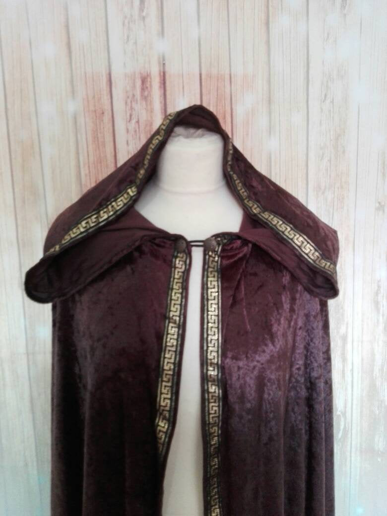 Chenille velvet elf cloak