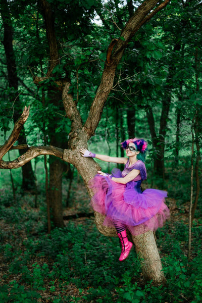 Pink Purple Petticoat Fairytale SKIRT ONLY Custom Petite Plus size Cheshire Cat Cosplay Tulle Skirt Alice In Wonderland Fairy Costume