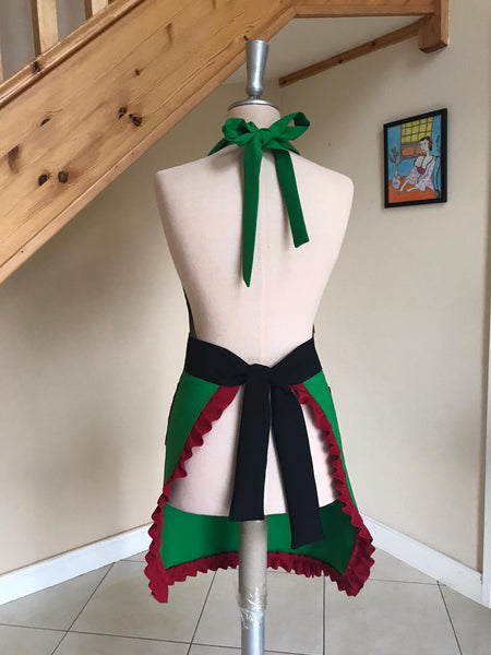 Festive Christmas Apron Christmas Elf Unisex Apron