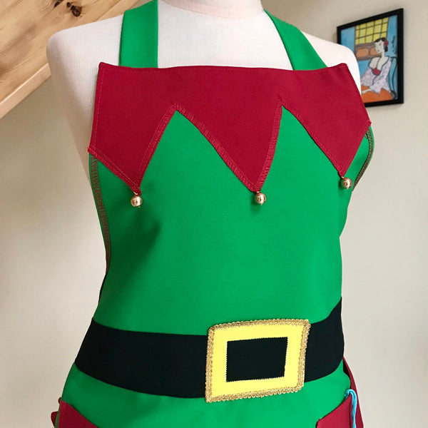 Festive Christmas Apron Christmas Elf Unisex Apron