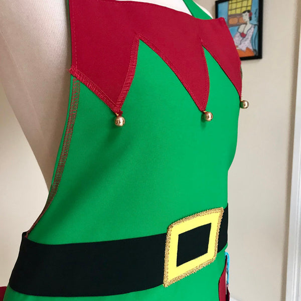 Festive Christmas Apron Christmas Elf Unisex Apron