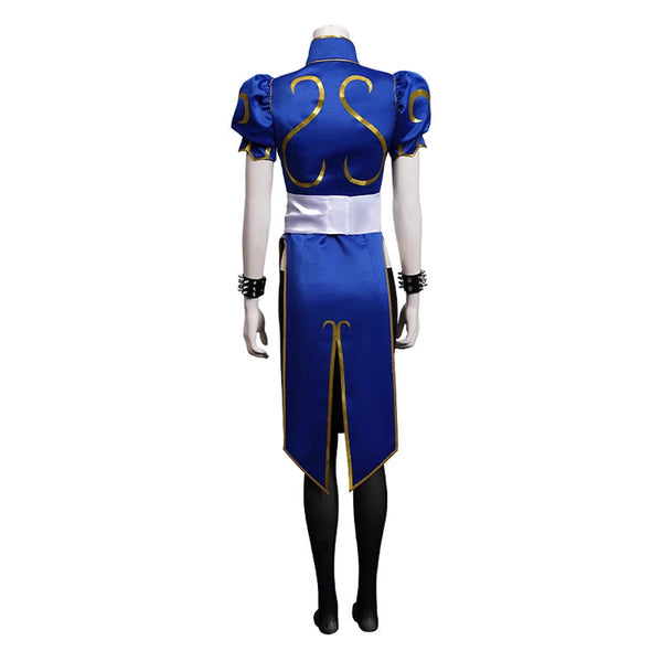 Halloween Cosplay Costume Props Chun Li Full Set Chun Li Cos Outfits Street Fighter 6 Game Inspired Costumes for Women