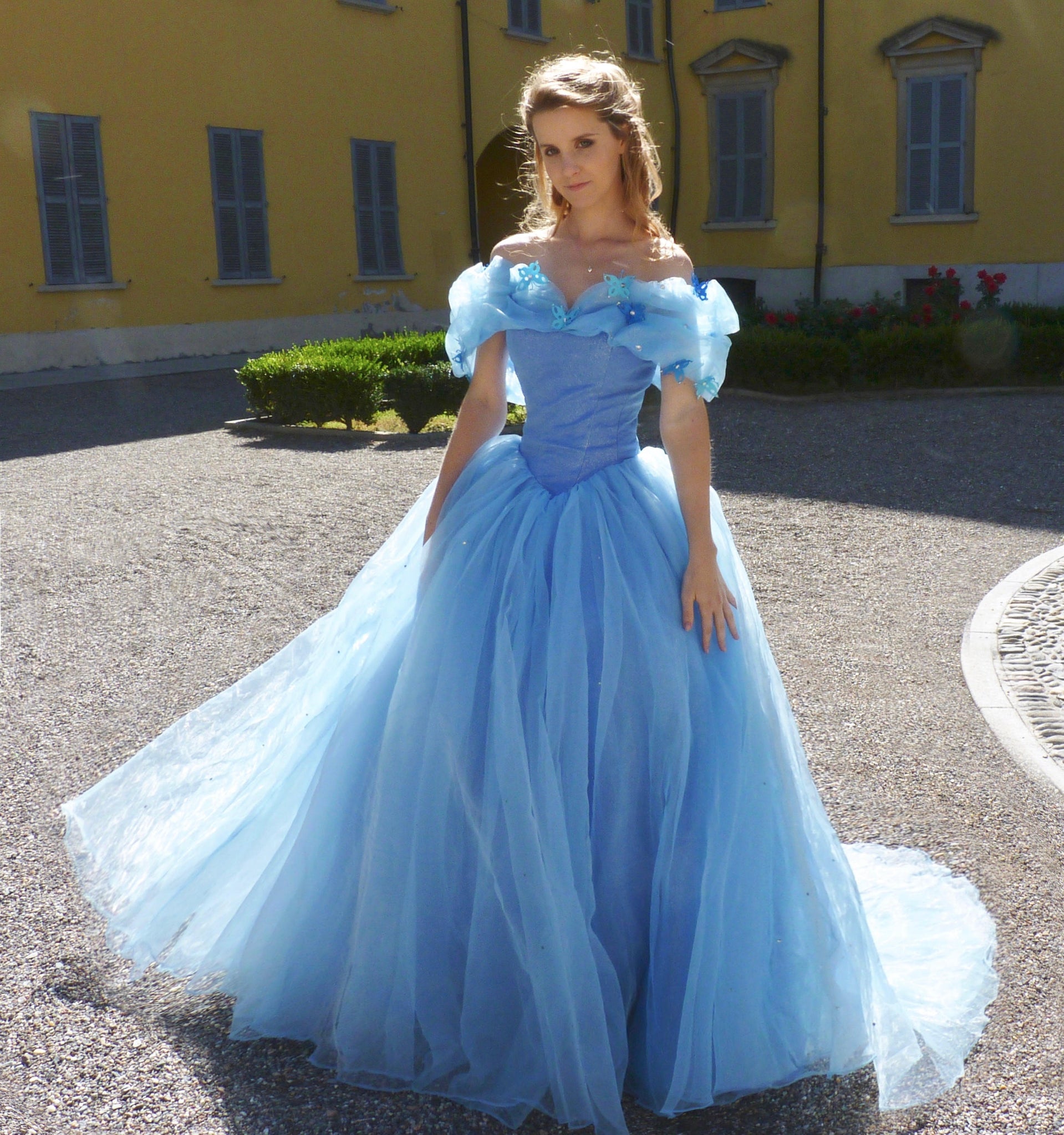 Halloween Costume Cosplay Princess Dress Cinderella Blue Ball Gown – Cosplayrr Halloween Costume Cosplay Princess Dress Cinderella Blue Ball Gown – Cosplayrr