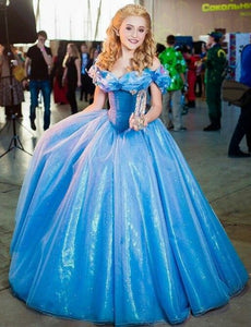 Cinderella Dress Live Action Cinderella Cosplay Costume